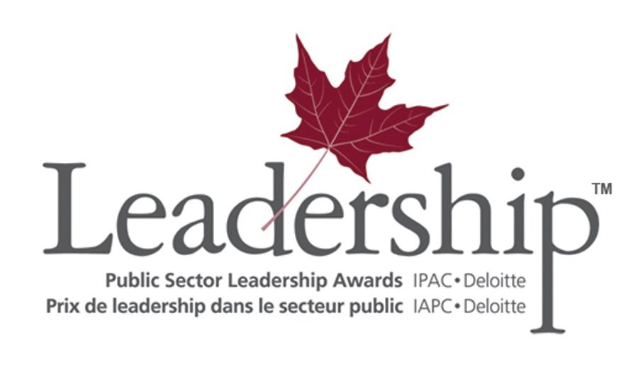 leadership logo. Maple leaf