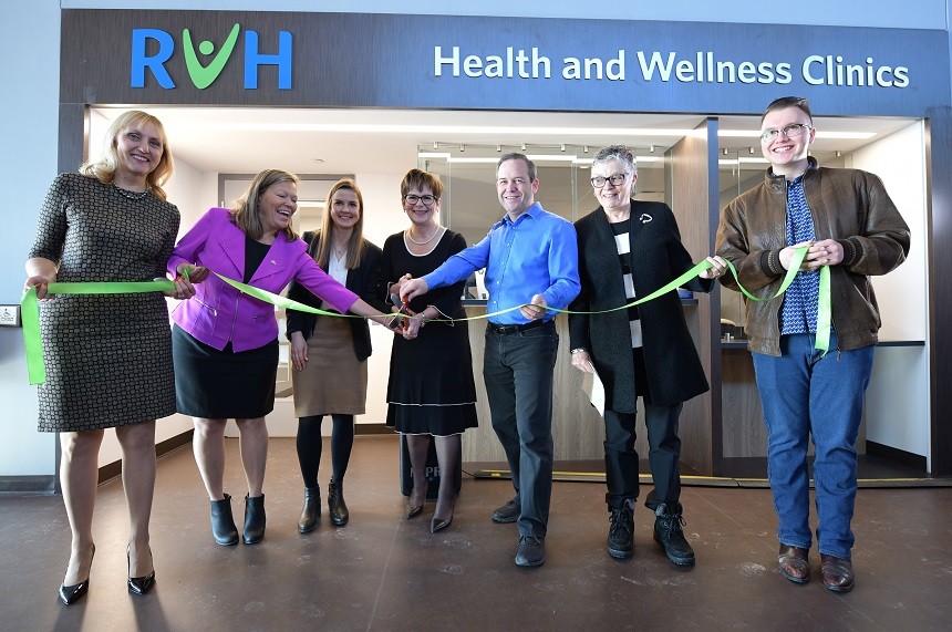 Photo of opening of RVH’s clinics at the Rizzardo Health and Wellness Centre in Innisfil.