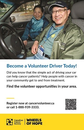Wheels of Hope seeking volunteer drivers