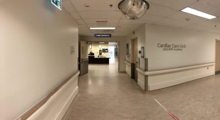 Cardiac Care Unit entrance